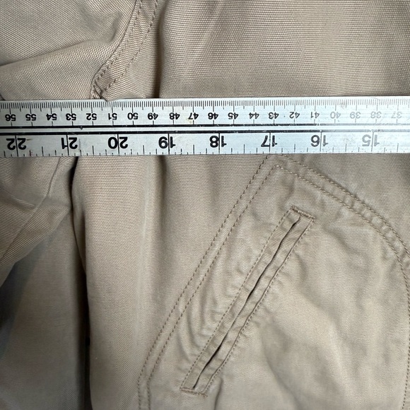 Womens tan barn chore Field Jacket size large Lands’ End - Picture 13 of 14